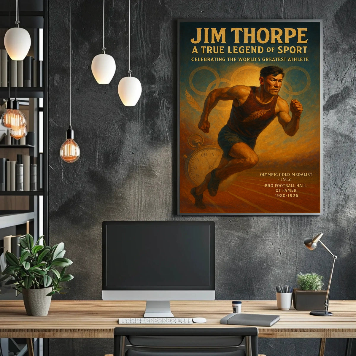 Jim Thorpe A True Legend of Sport Poster