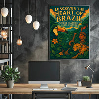 Discover The Heart Of Brazil Poster