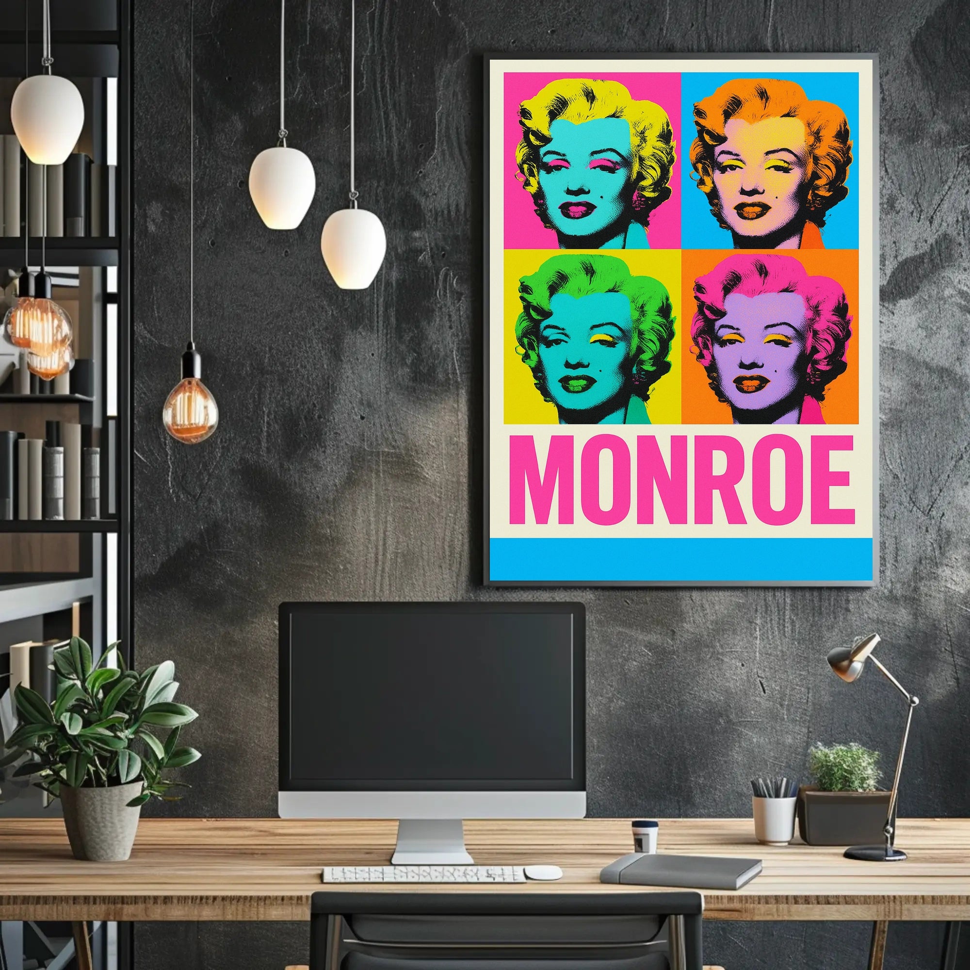 Pop Art Icon Monroe Poster PosterGoat