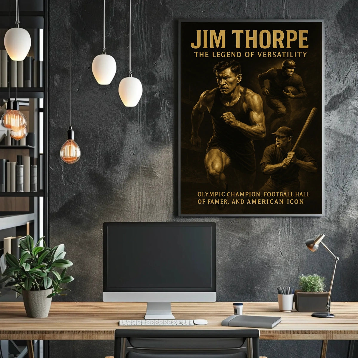 Jim Thorpe The Legend of Versatility Jim Thorpe Poster