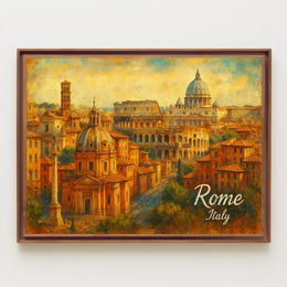 Rome Timeless Beauty Poster
