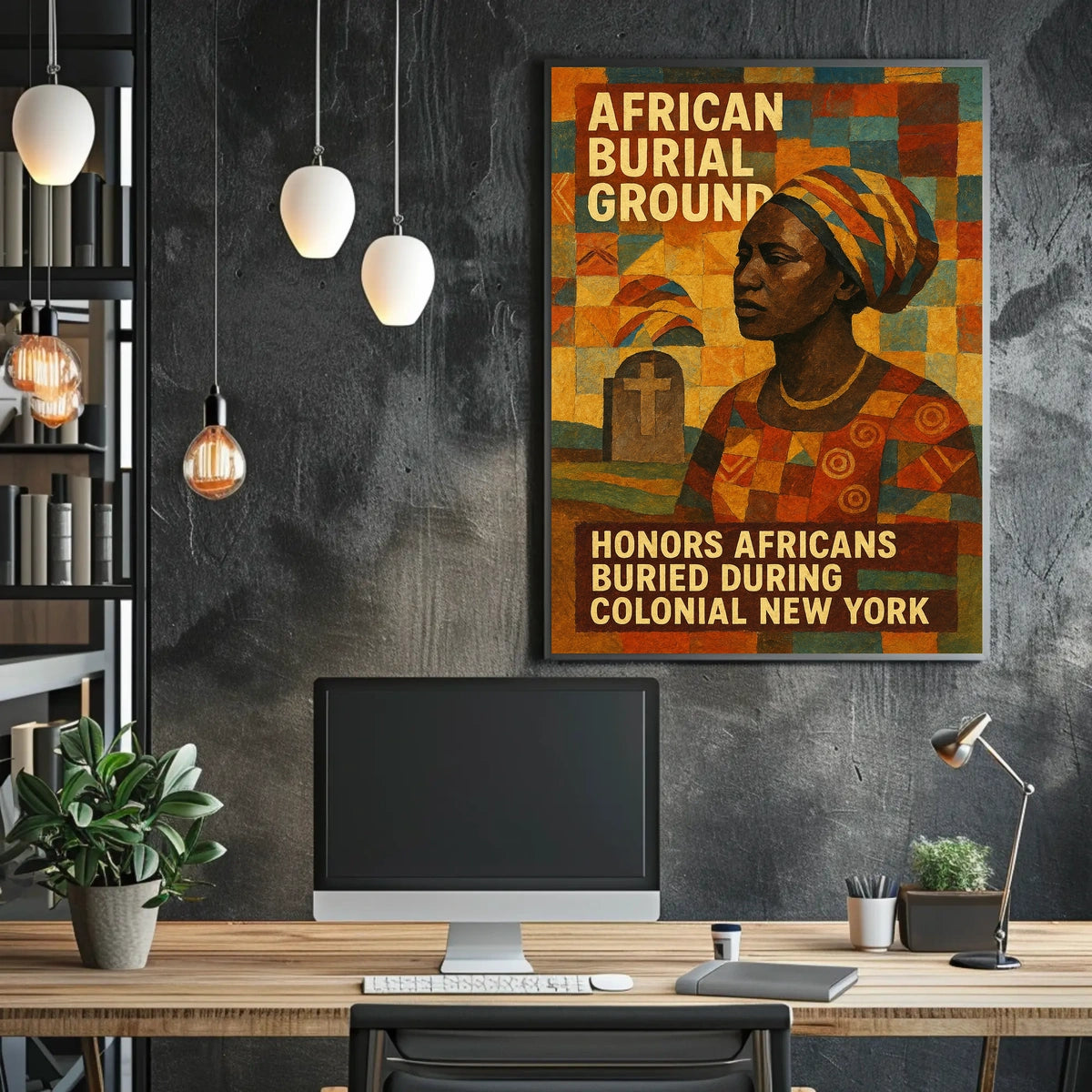 African Burial Ground Memorial Poster