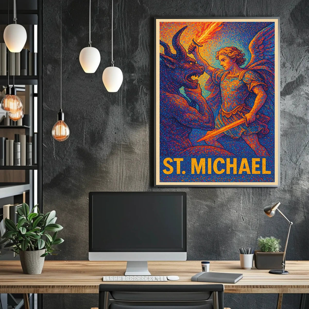 Saint Michael Wall Art poster