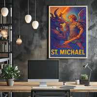 Saint Michael Wall Art poster