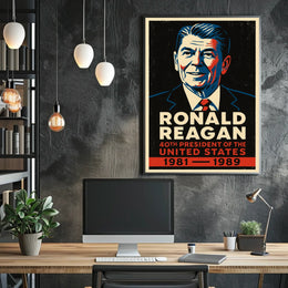 Ronald Reagan 40Th President Poster