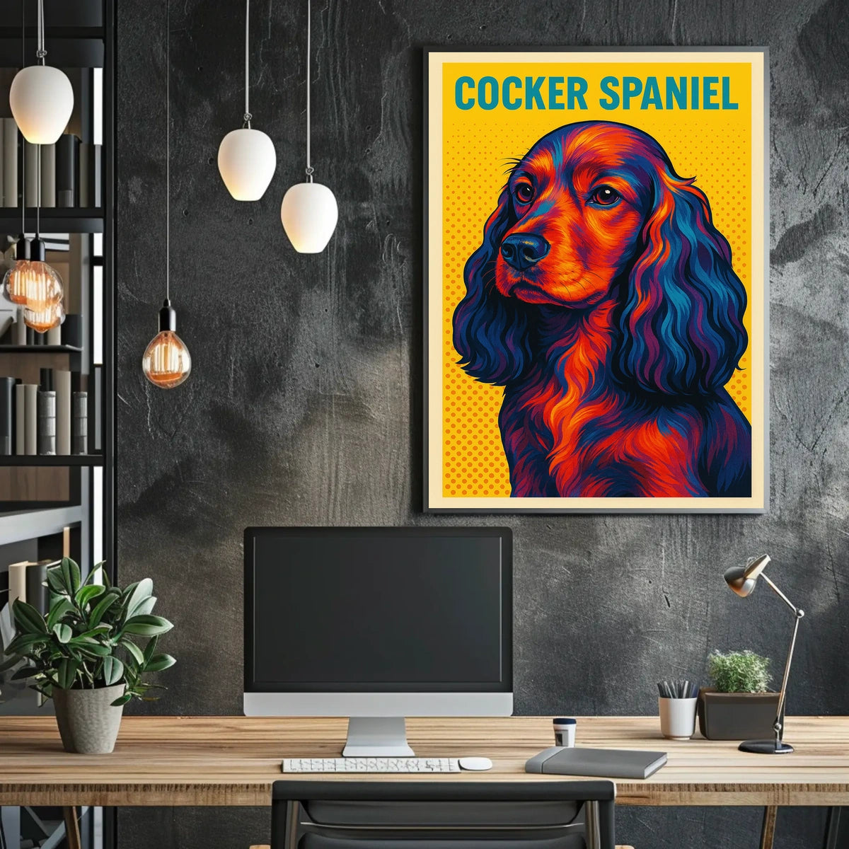 Cocker Spaniel Art Poster