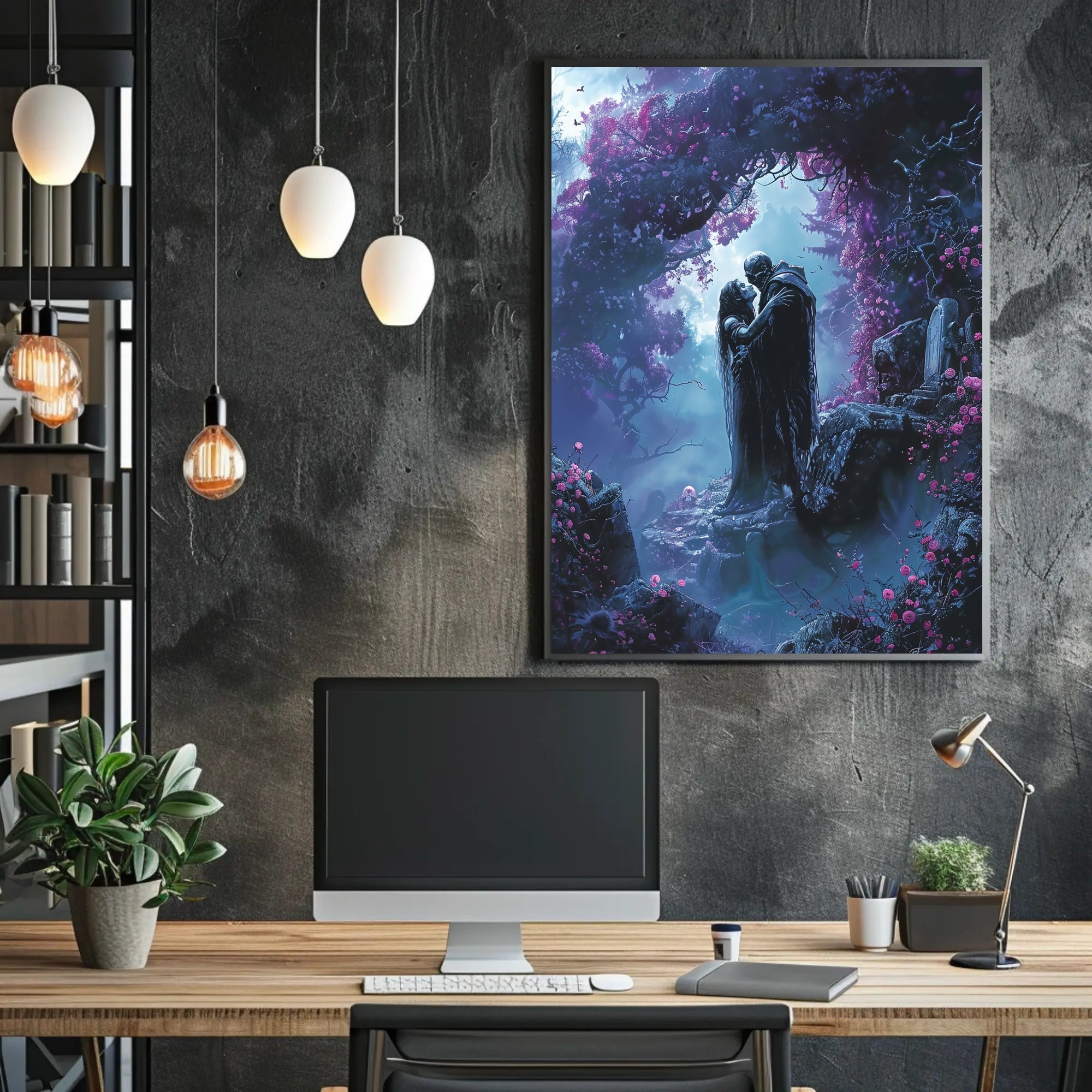 Enchanted Embrace Poster PosterGoat