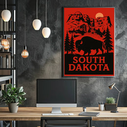 Mount Rushmore And South Dakota Poster