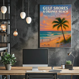 Gulf Shores Orange Beach Alabama Poster
