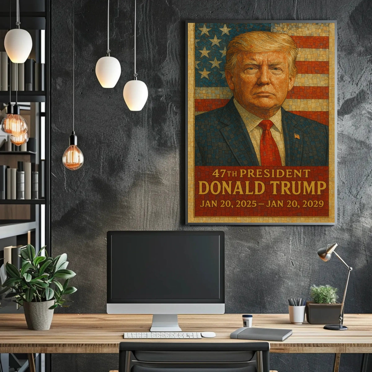 Trump 47th President Scenic Wanderlust Poster