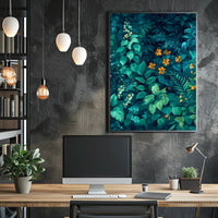 Verdant Serenity Wall Art Print for Home Decor
