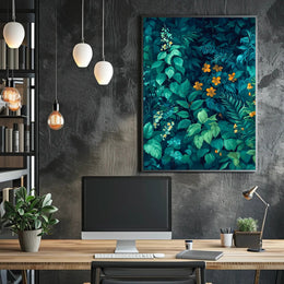 Verdant Serenity Wall Art Print for Home Decor