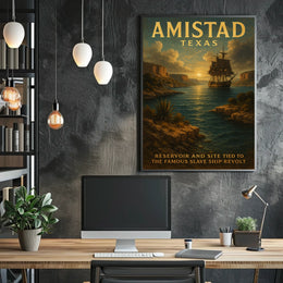 Amistad The Famous Slave Ship Revolt Poster