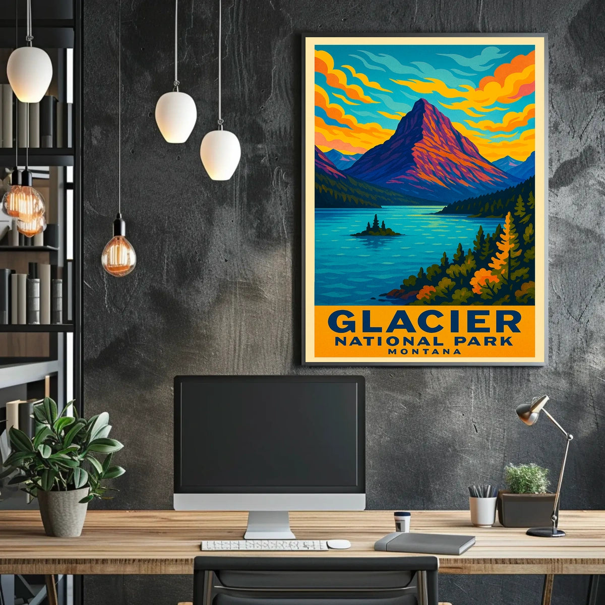 Glacier National Park Montana Poster