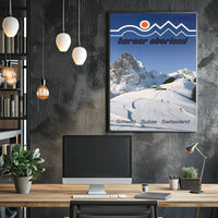 Berner Oberland Winter Wonderland Poster