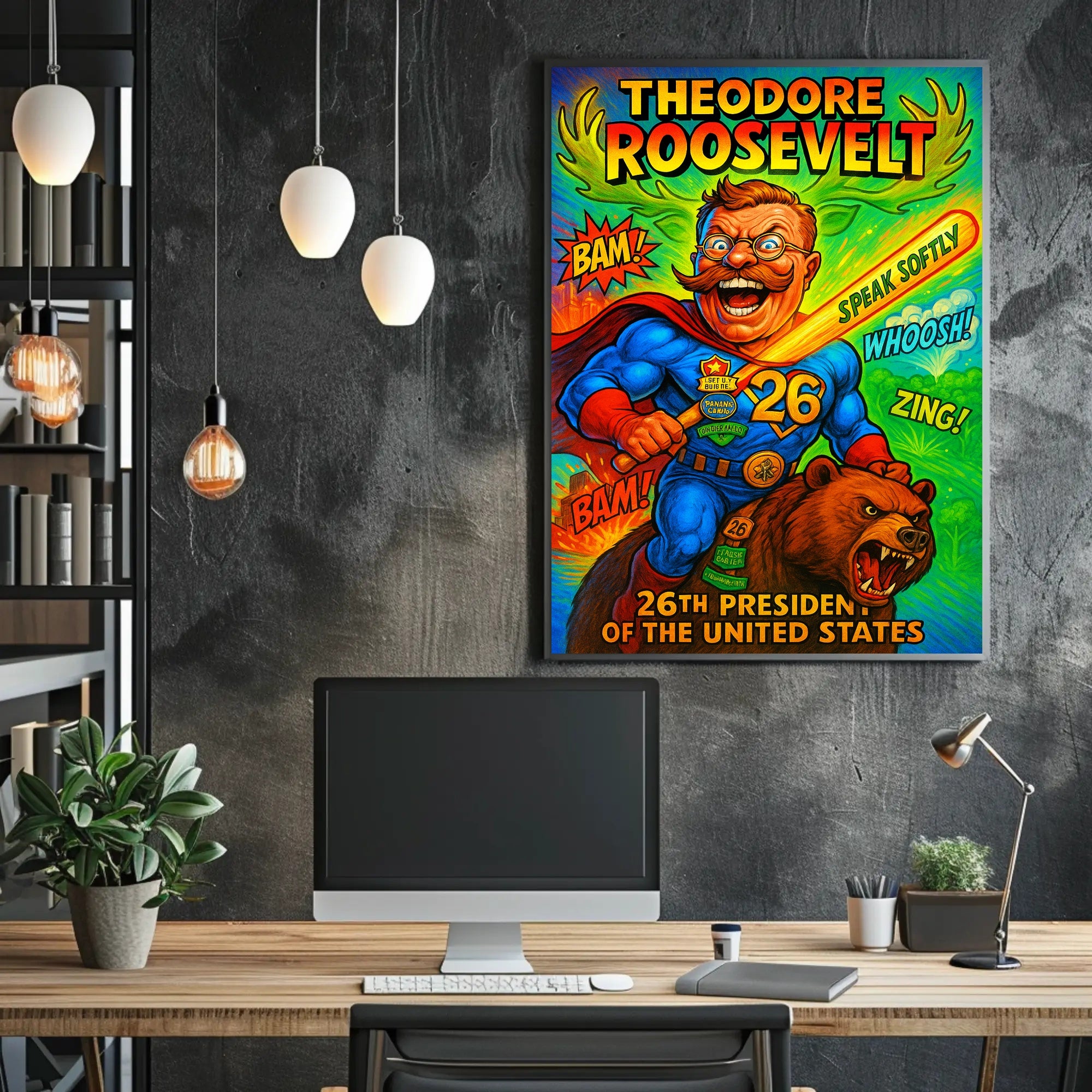 Theodore Roosevelt 26th President Poster PosterGoat