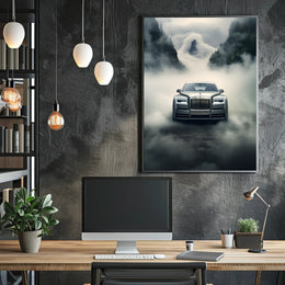 Luxurious Drive Through Mystical Mountains Poster PosterGoat