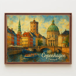 Copenhagen Charm Poster