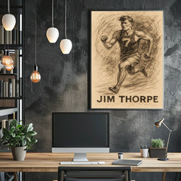 Jim Thorpe Athletic Legend Poster