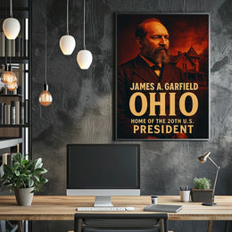 James A. Garfield 20th President Poster
