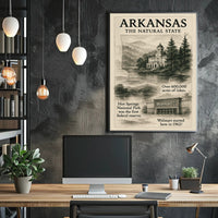 Arkansas The Natural State Poster