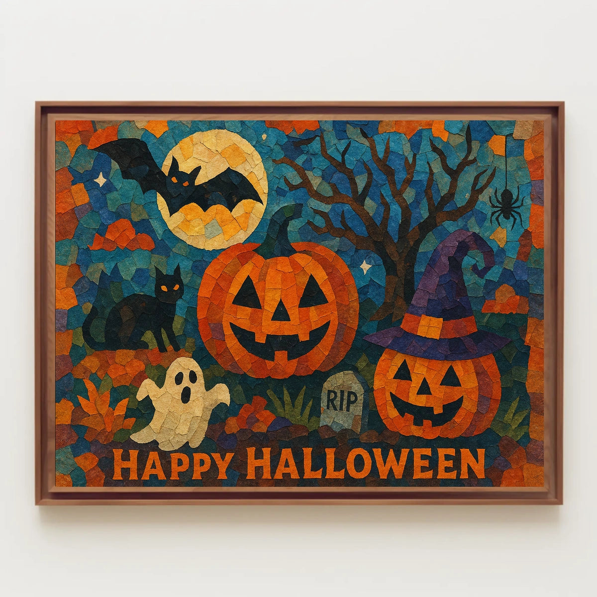 Halloween Urban Nightscape Cinematic Poster