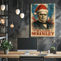 William McKinley 25th President of the United States Christmas SeriesPoster