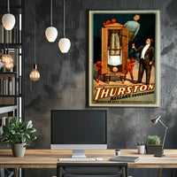 Thurston Magician Illusion Vintage Early 1900s Artistic Poster