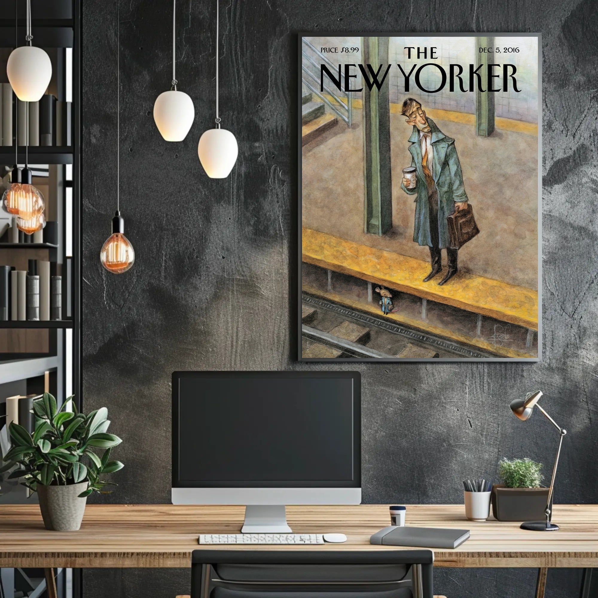 New York City Subway Scene - Cultural or Heritage Poster
