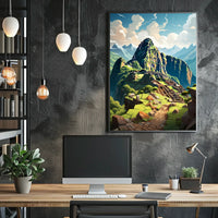 Machu Picchu Adventure Travel Poster