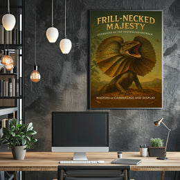 Frill-Necked Majesty Poster
