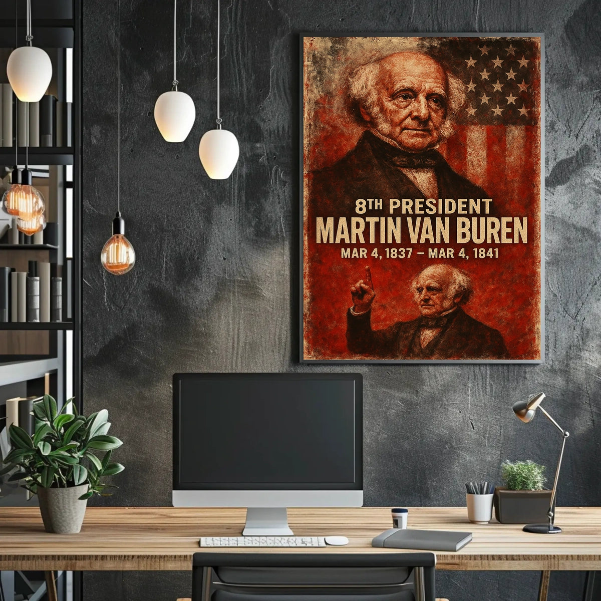 Martin Van Buren 8th President Poster