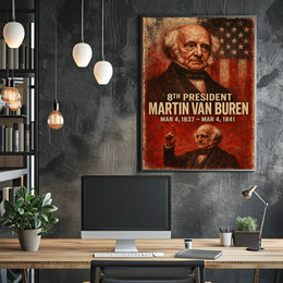 Martin Van Buren 8th President Poster