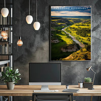 Theodore Roosevelt National Park Scenic View Poster
