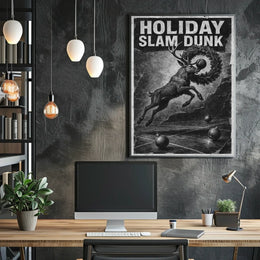 Holiday Slam Dunk Poster