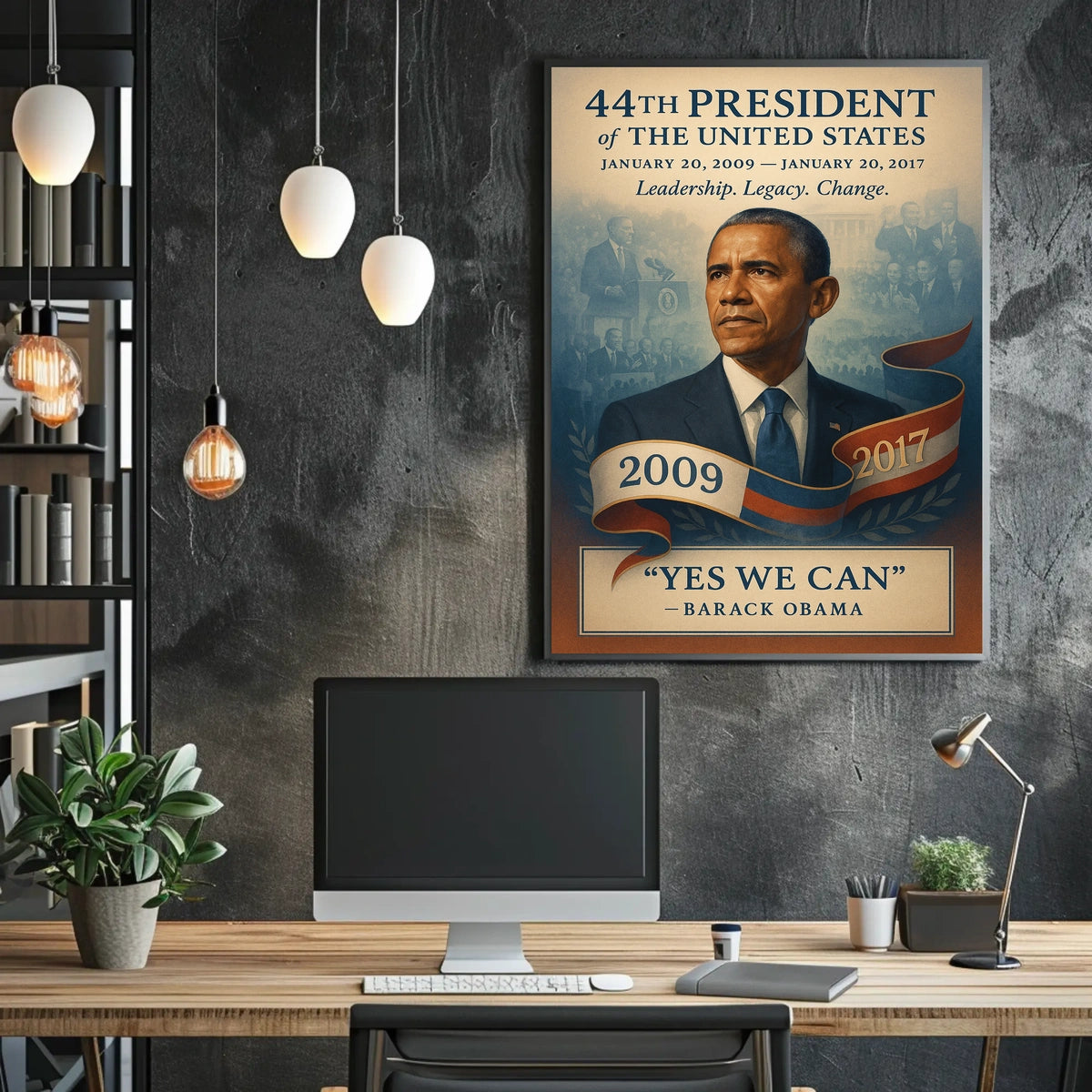 Barack Obama's Legacy Celebrated Historical or Presidential Poster