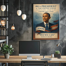 Barack Obama's Legacy Celebrated Historical or Presidential Poster