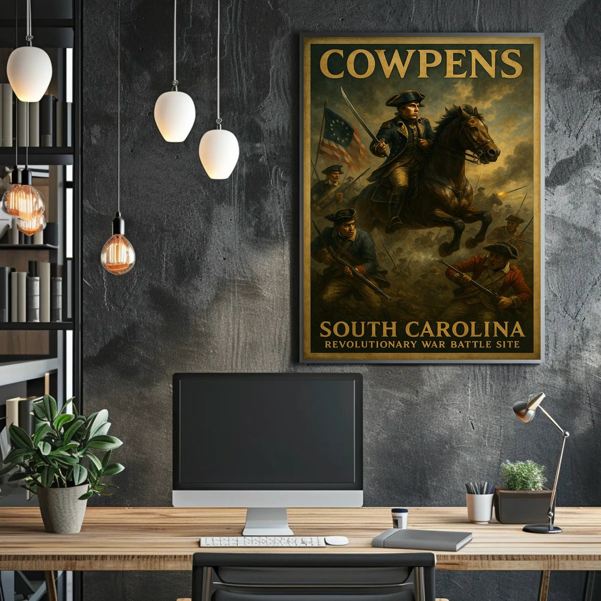 Cowpens Revolutionary War Battle Site Poster