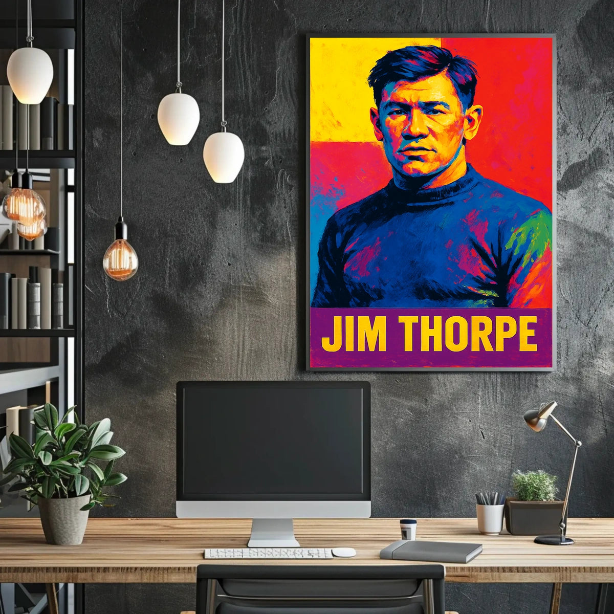 Jim Thorpe Tribute Poster