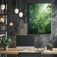 Bamboo Serenity Nature Print: Cultural or Heritage Poster