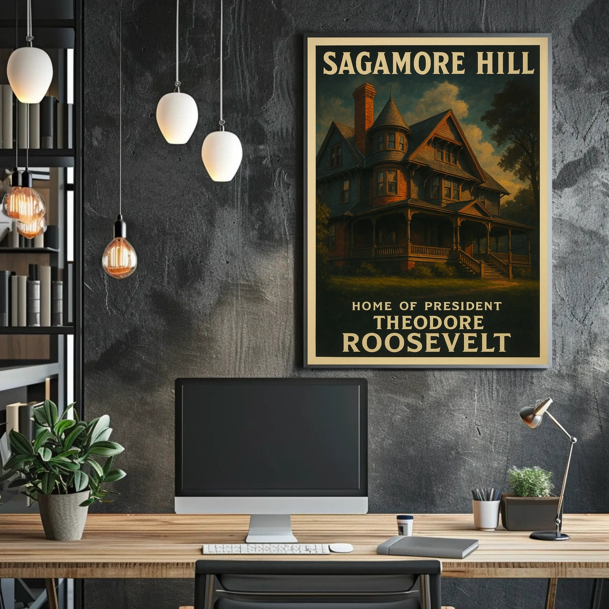 Theodore Roosevelt Sagamore Hill Poster