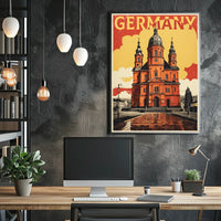 Germany Architectural Poster