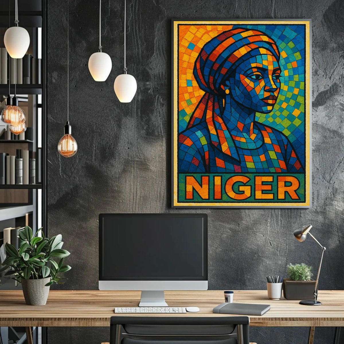Vibrant Tribute to Niger Poster
