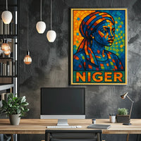 Vibrant Tribute to Niger Poster
