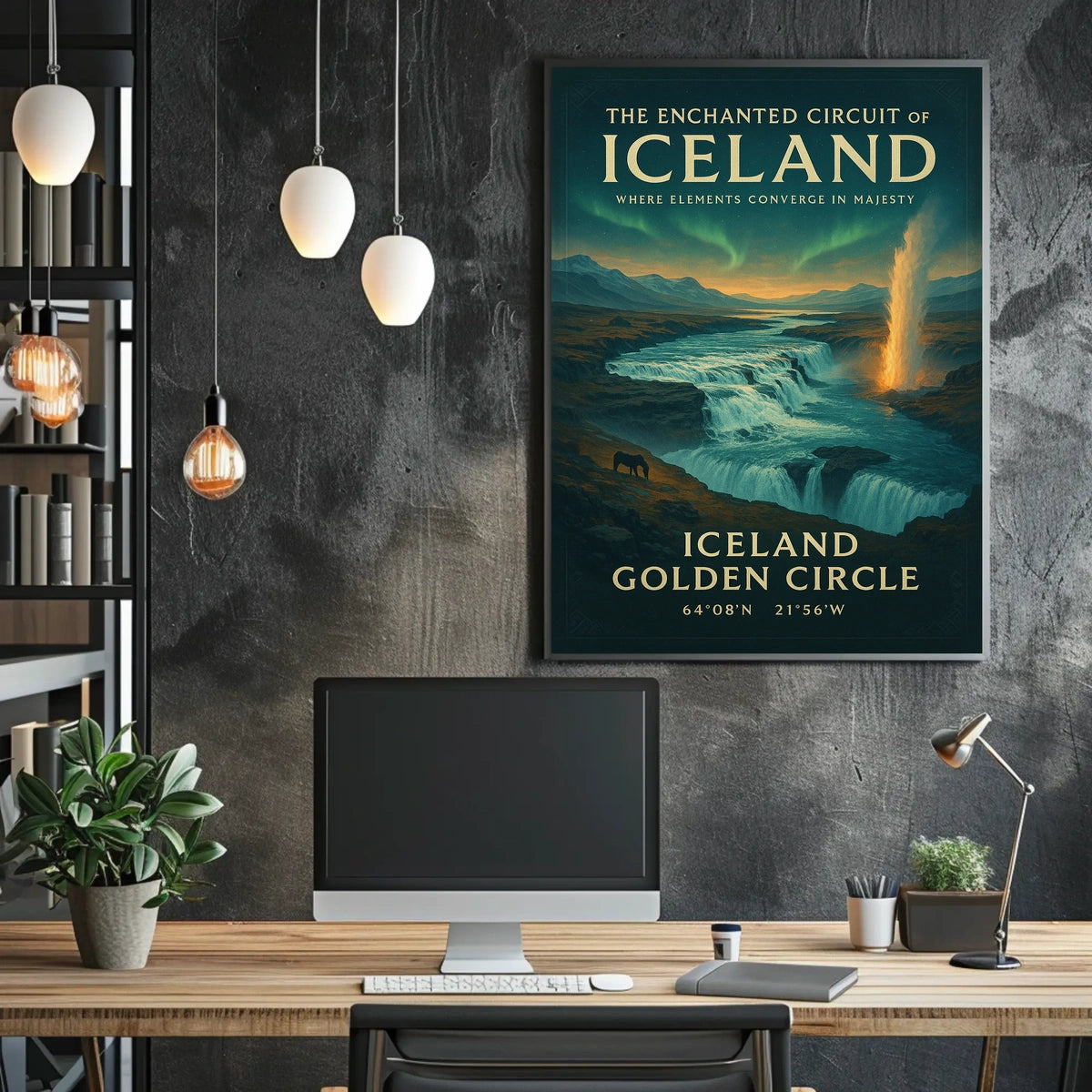 The Enchanted Circuit of Iceland Poster
