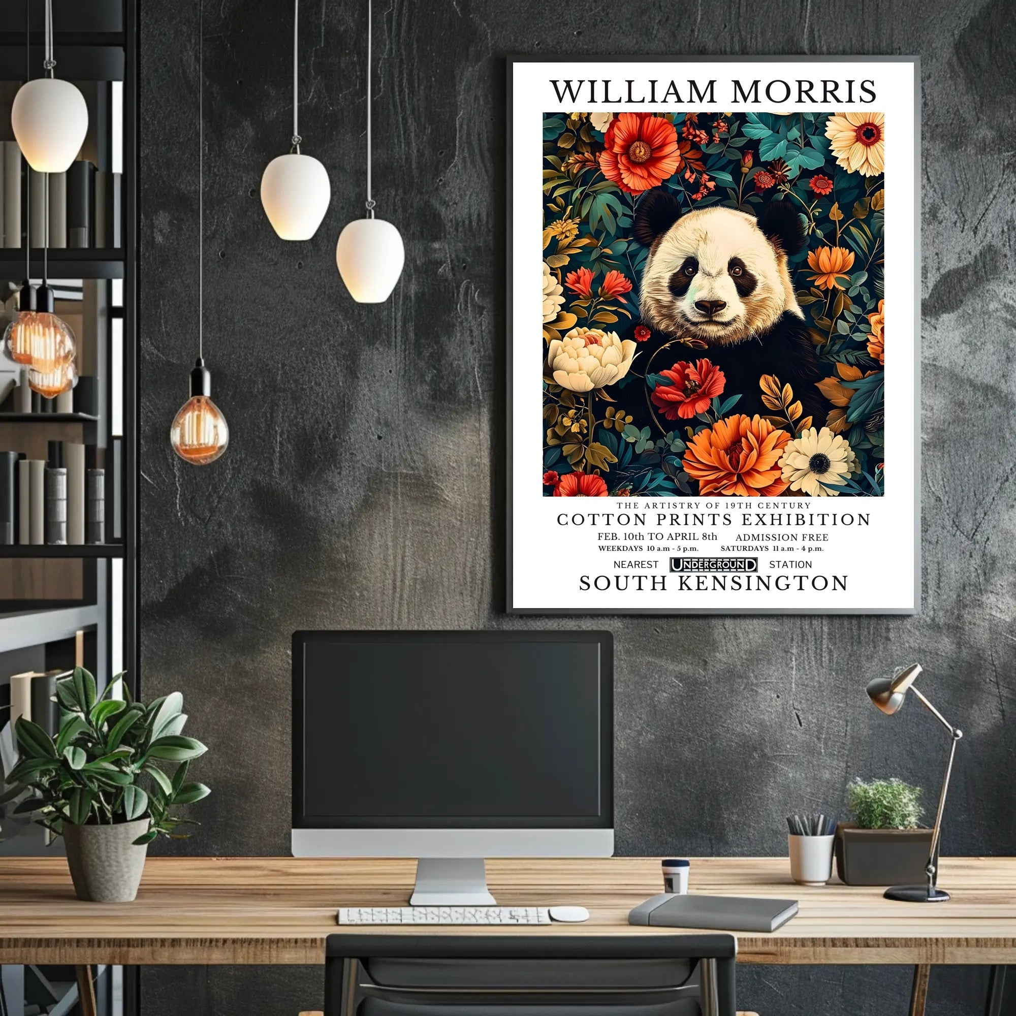 Cotton Prints Exhibition Poster: Cultural or Heritage Poster