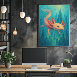Aquatic Dreamscape Poster