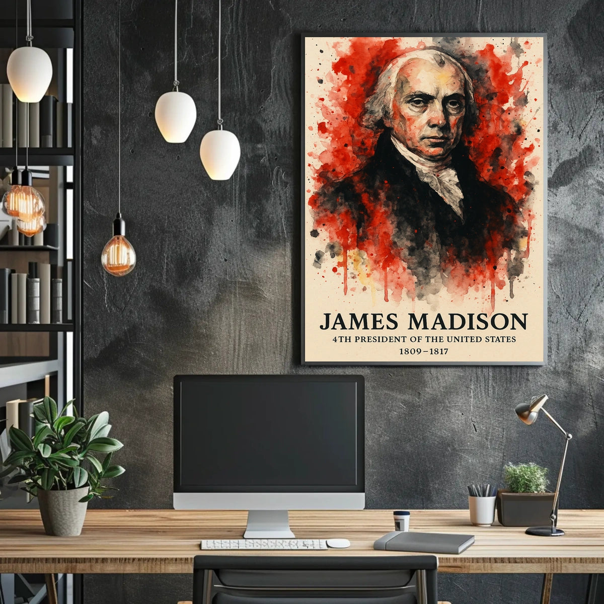James Madison 4Th President Poster