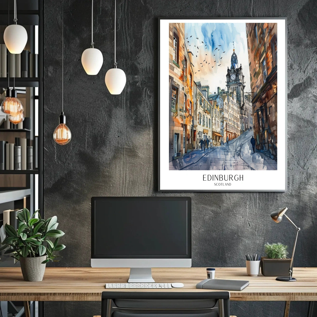 Edinburgh Streetscape Poster