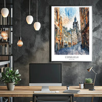Edinburgh Streetscape Poster